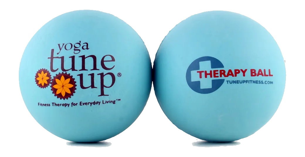 Par de pelotas de masaje Yoga Tune Up con su bolsa de malla